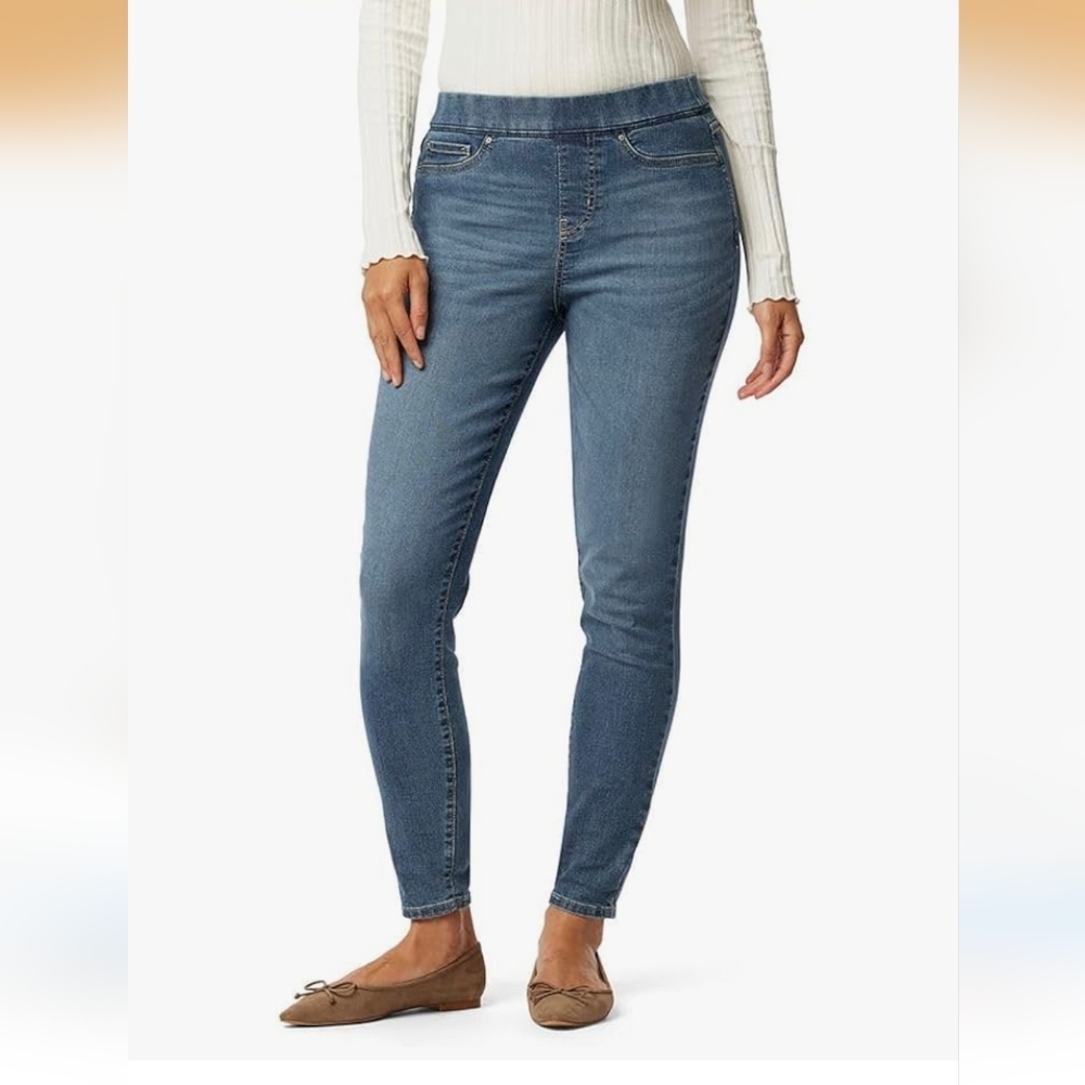 NWT LEVI STRAUSS SIGNATURE PULL ON SKINNY JEAN Size 10 W30